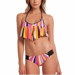 TRINA TURK Sunburst Flounce Bikini Set 8